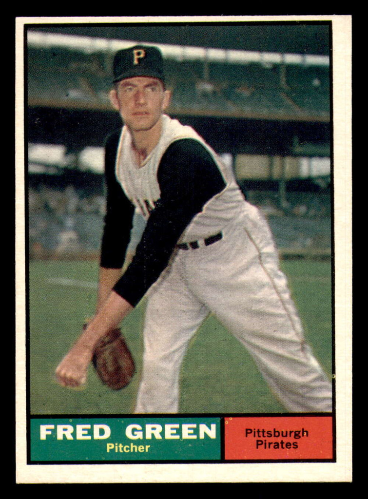 1961 Topps #181 Fred Green Near Mint Set Break 