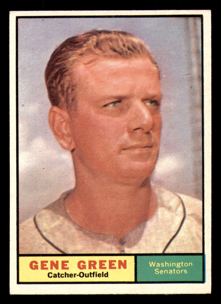 1961 Topps #206 Gene Green Ex-Mint Set Break 