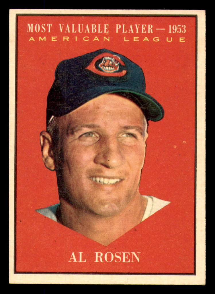 1961 Topps #474 Al Rosen Near Mint Set Break 