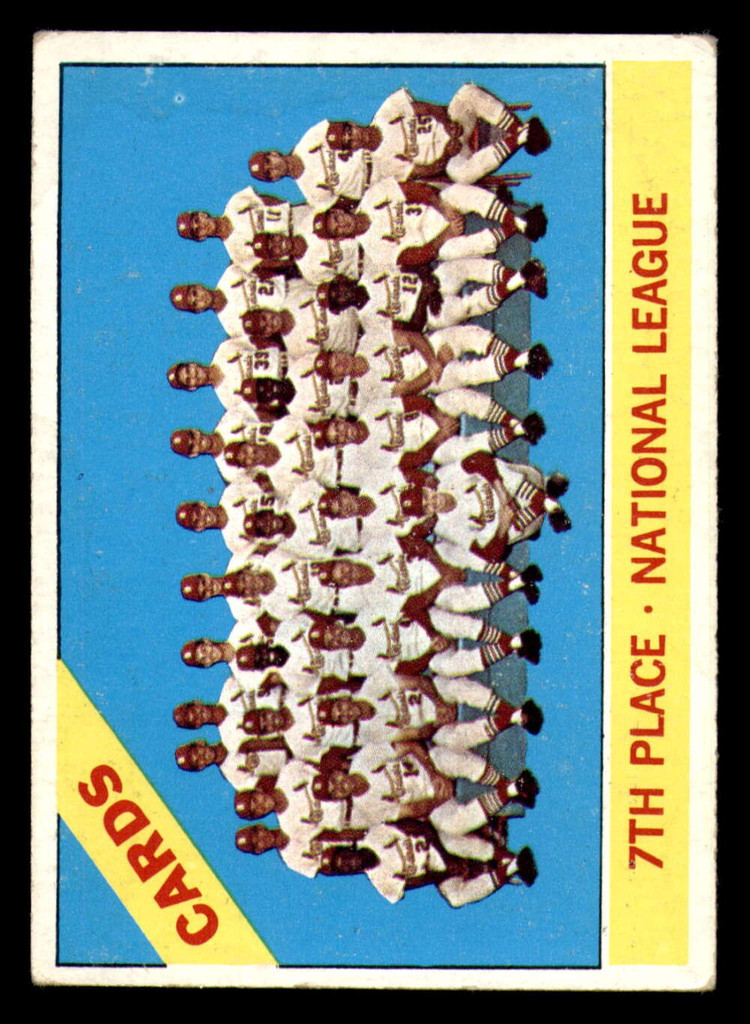 1966 Topps #379 Cardinals Team VG-EX 