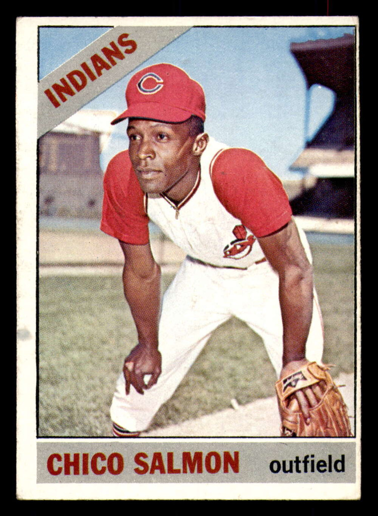 1966 Topps #594 Chico Salmon Excellent 