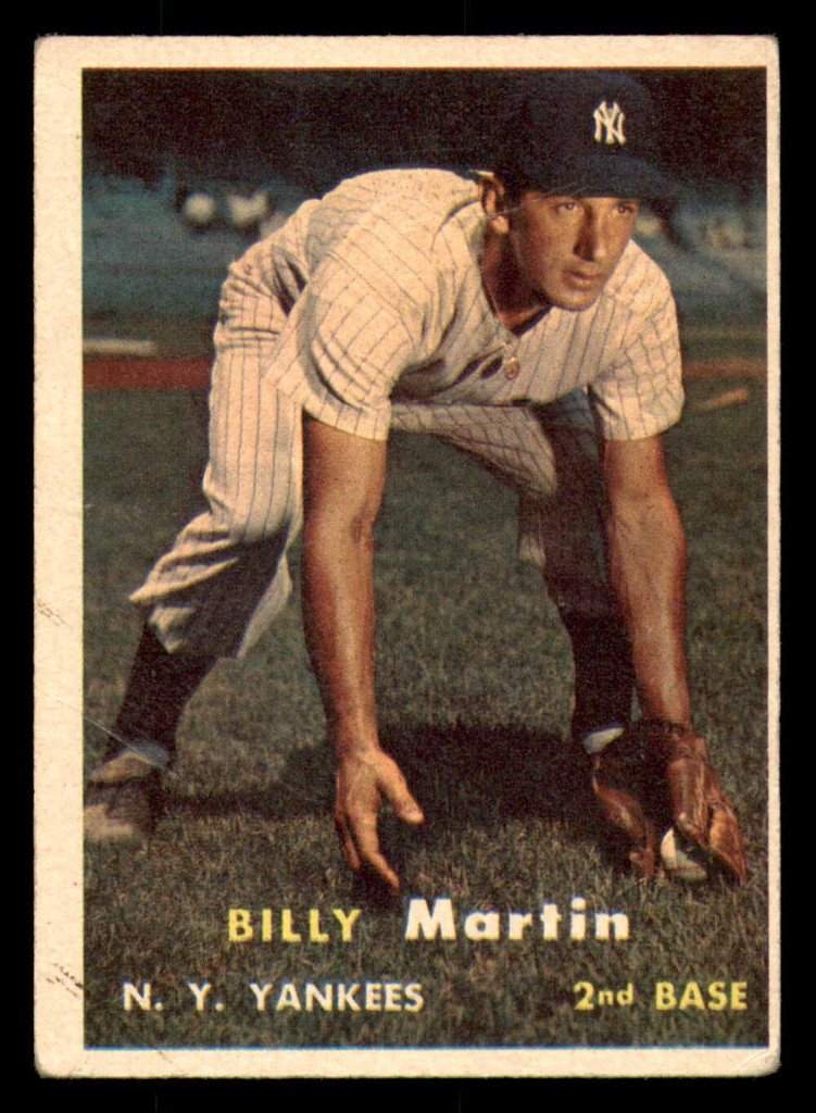 1957 Topps #62 Billy Martin Very Good  ID: 384494