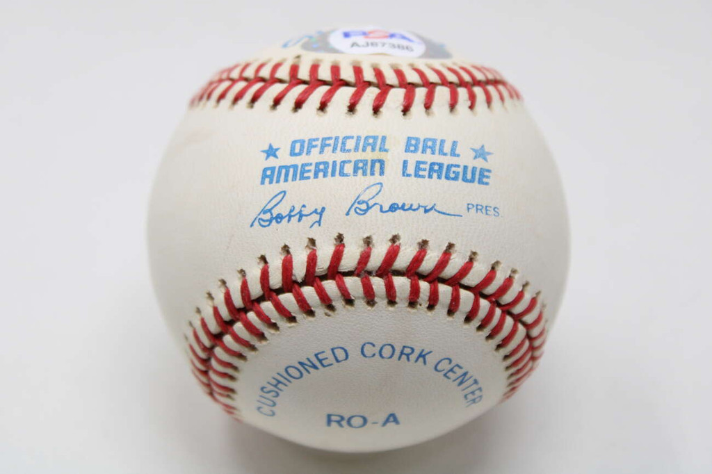 Tom Henrich 7-15  OAL Baseball Signed Auto PSA/DNA Authenticated New York Yankees
