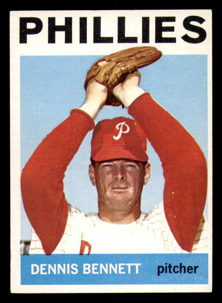 1964 Topps #396 Dennis Bennett Excellent+  ID: 386166