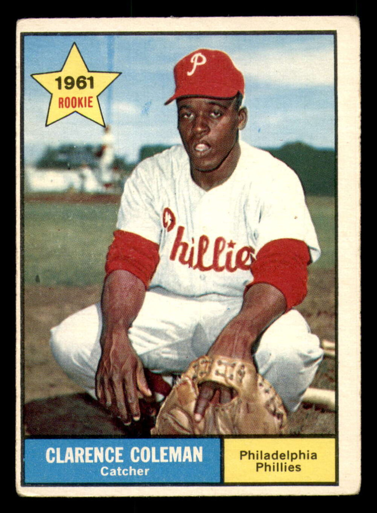 1961 Topps #502 Clarence Coleman VG-EX RC Rookie 