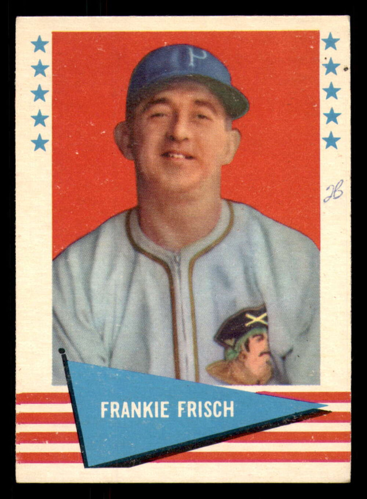 1961 Fleer #30 Frankie Frisch Ink on Front Pirates ID:387042