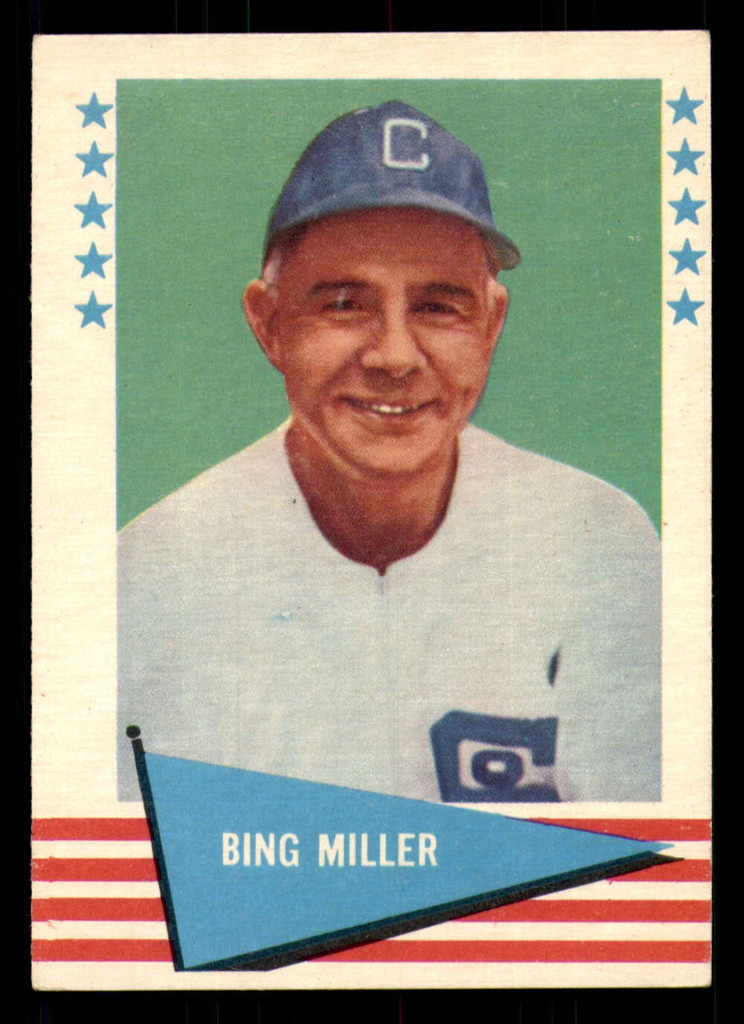 1961 Fleer #62 Bing Miller Ex-Mint  ID: 387113