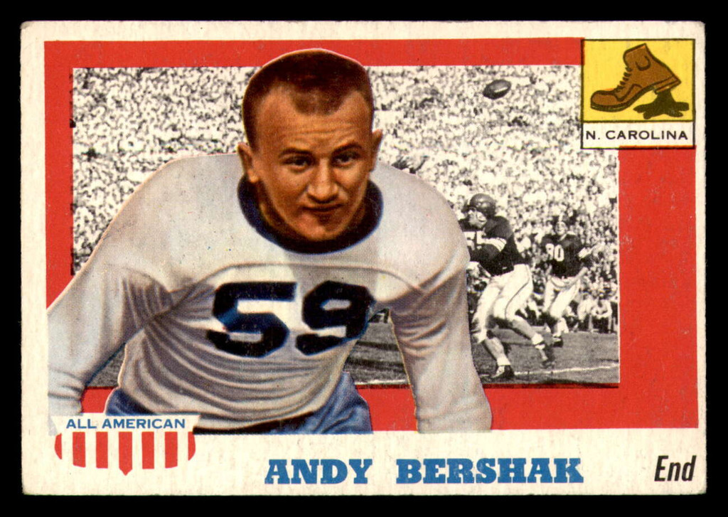 1955 Topps All American #7 Andy Bershak Excellent  ID: 387149