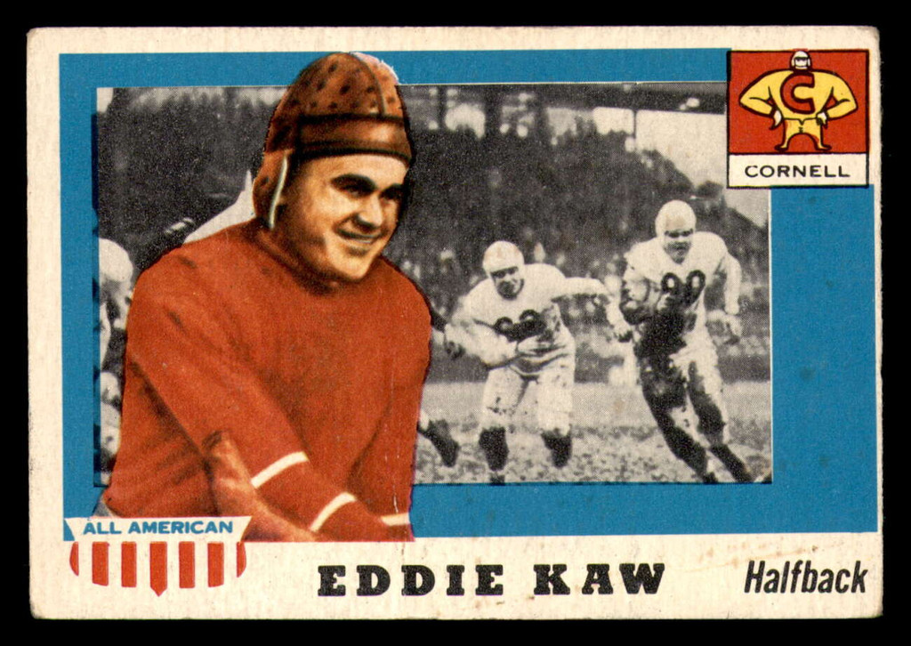 1955 Topps All American #15 Eddie Kaw Very Good SP  ID: 387158