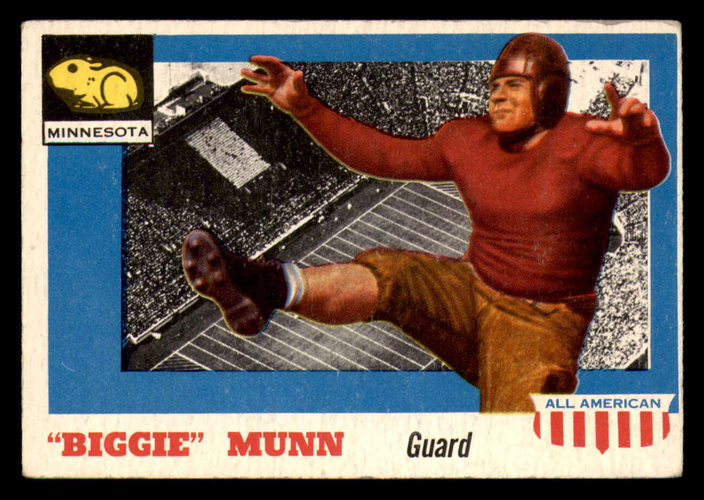 1955 Topps All American #92 Biggie Munn VG-EX 