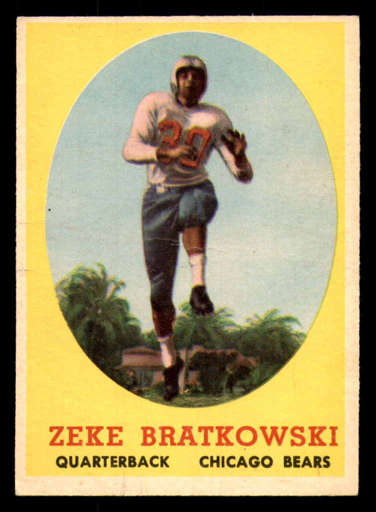 1958 Topps #23 Zeke Bratkowski Very Good 