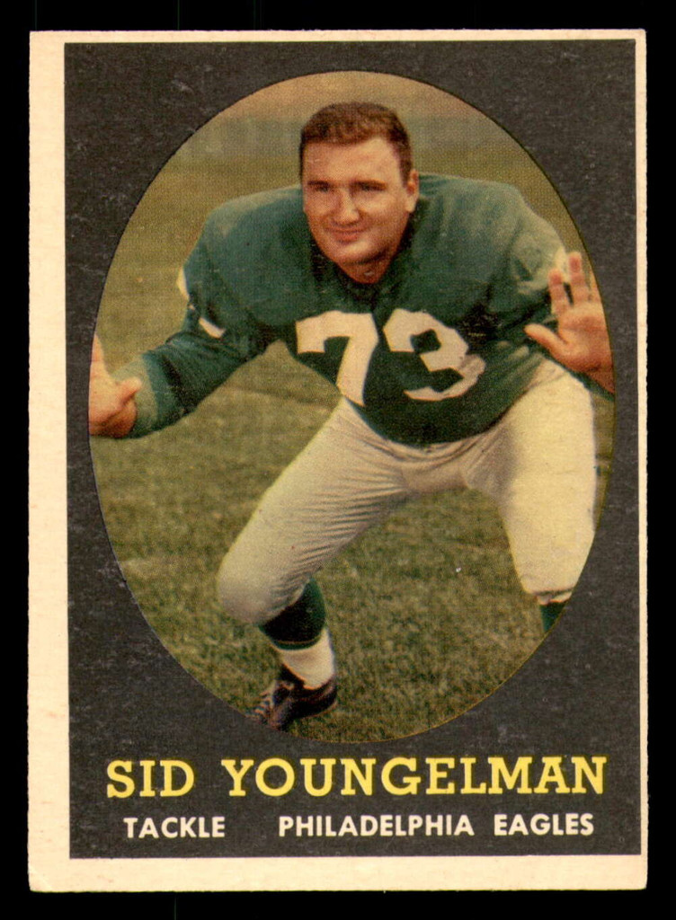 1958 Topps #24 Sid Youngelman UER Excellent+  ID: 387280