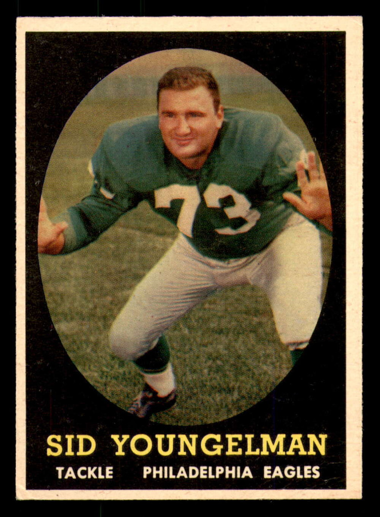 1958 Topps #24 Sid Youngelman UER Excellent 