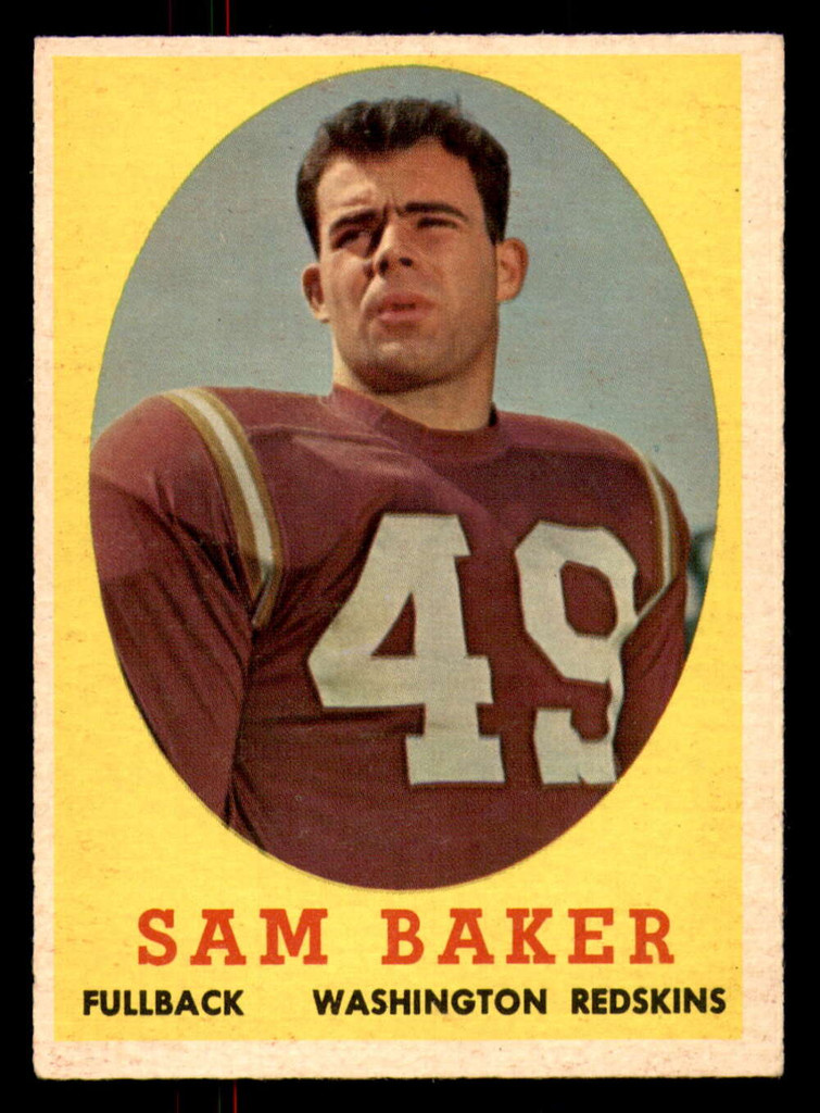 1958 Topps #34 Sam Baker Excellent+ 