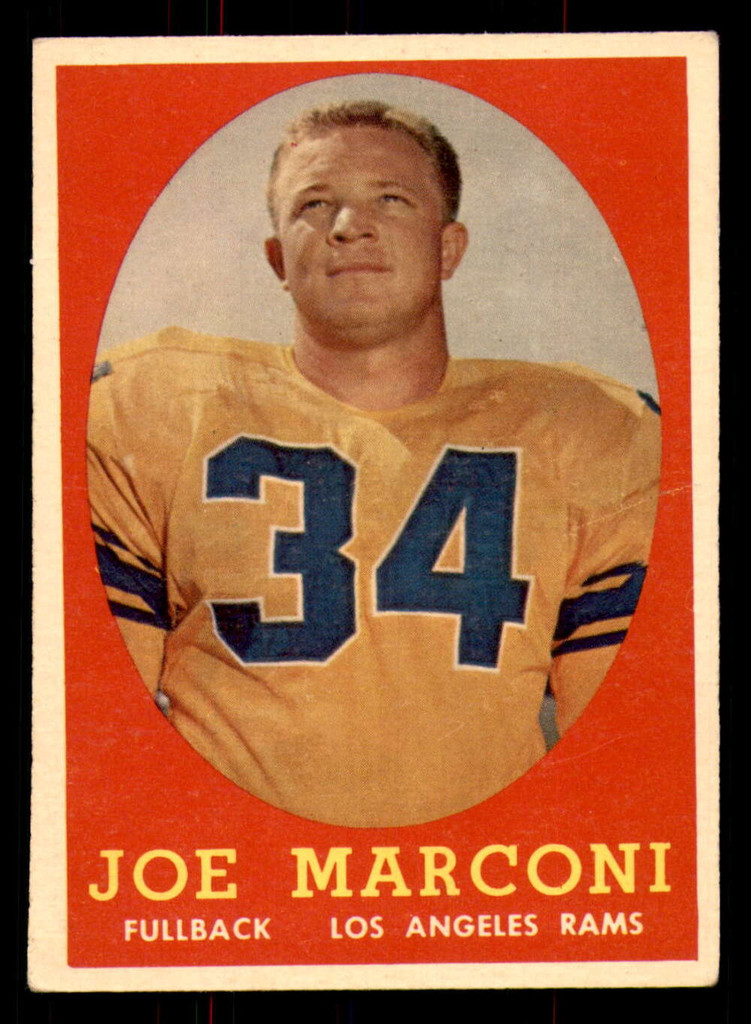 1958 Topps #63 Joe Marconi Excellent+ RC Rookie 