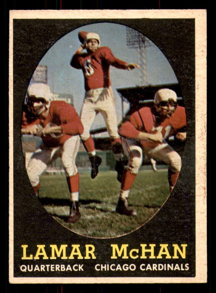 1958 Topps #68 Lamar McHan Excellent+  ID: 387392