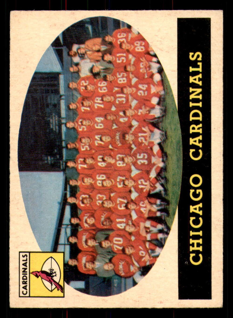 1958 Topps #69 Cardinals Team Excellent+  ID: 387393