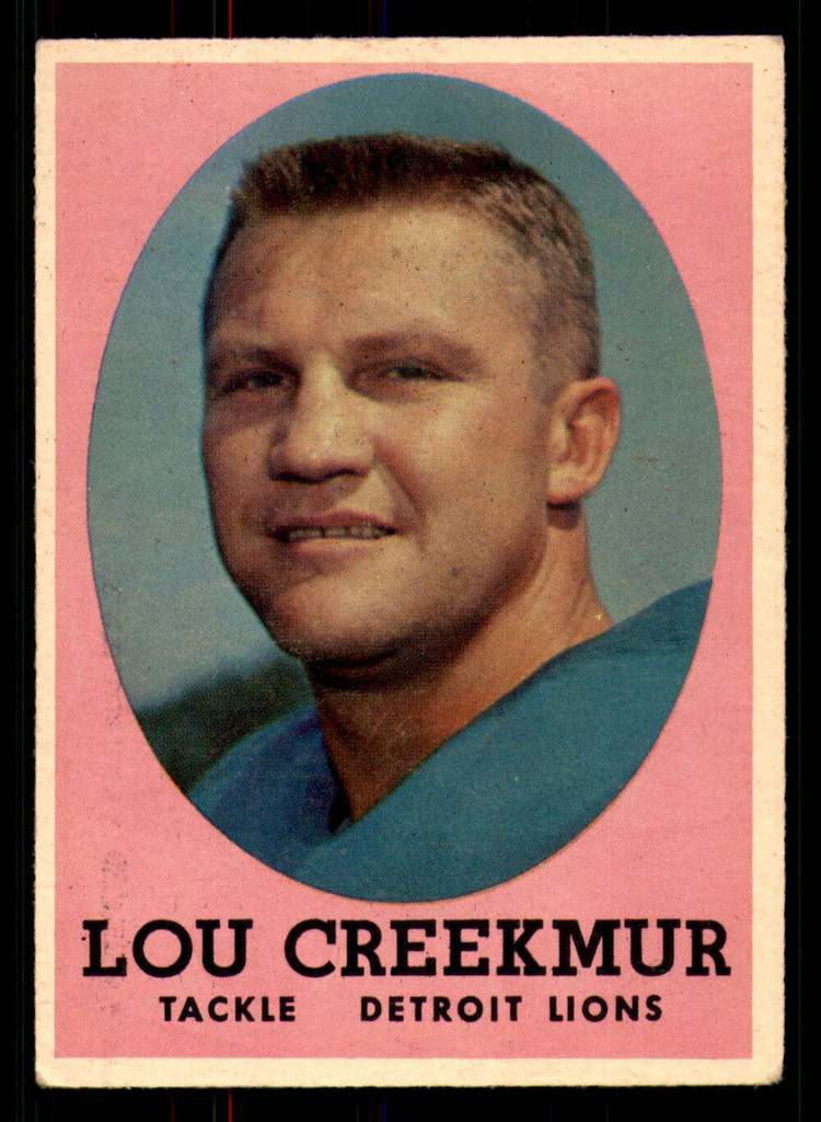 1958 Topps #81 Lou Creekmur VG-EX 