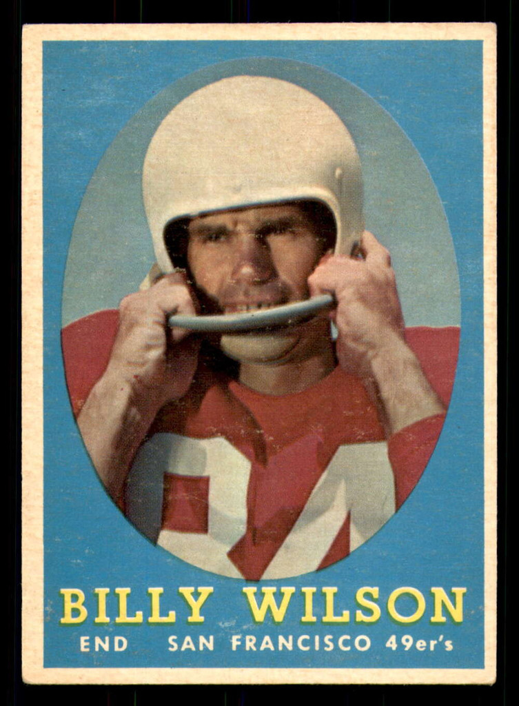 1958 Topps #95 Billy Wilson Excellent+  ID: 387454