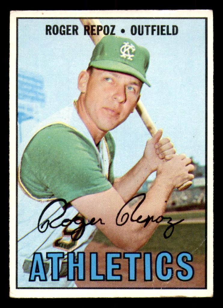 1967 Topps #416 Roger Repoz Very Good  ID: 387676