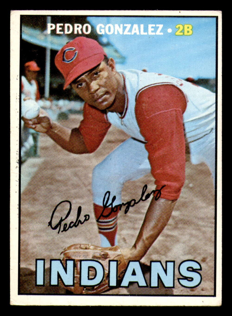1967 Topps #424 Pedro Gonzalez Excellent  ID: 387698