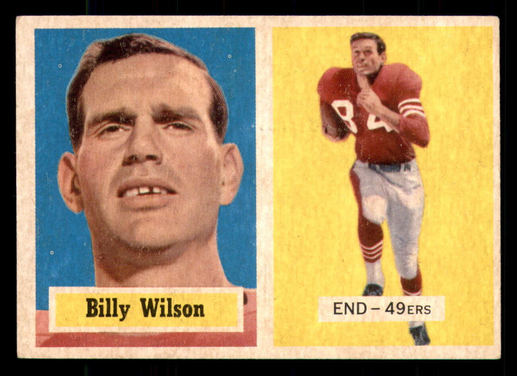 1957 Topps #42 Billy Wilson Excellent 