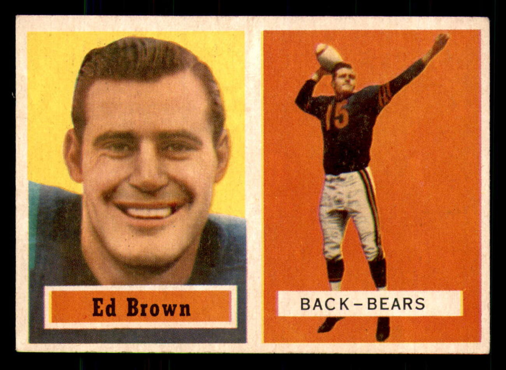 1957 Topps #43 Ed Brown Excellent+  ID: 388143