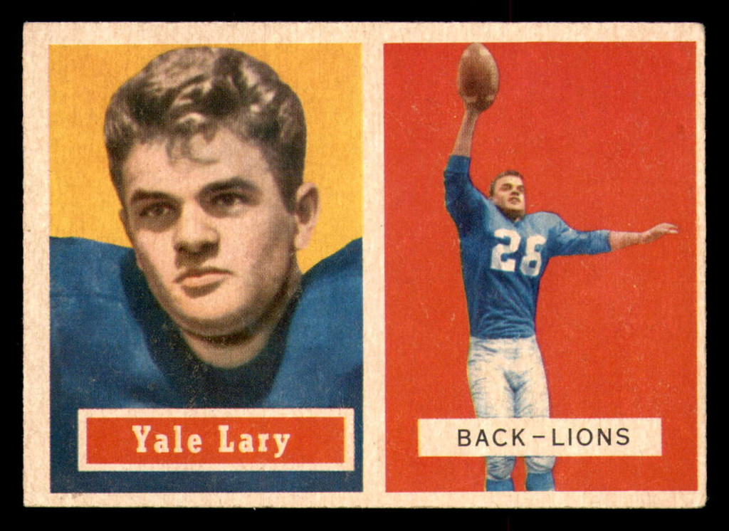 1957 Topps #68 Yale Lary Excellent+  ID: 388165