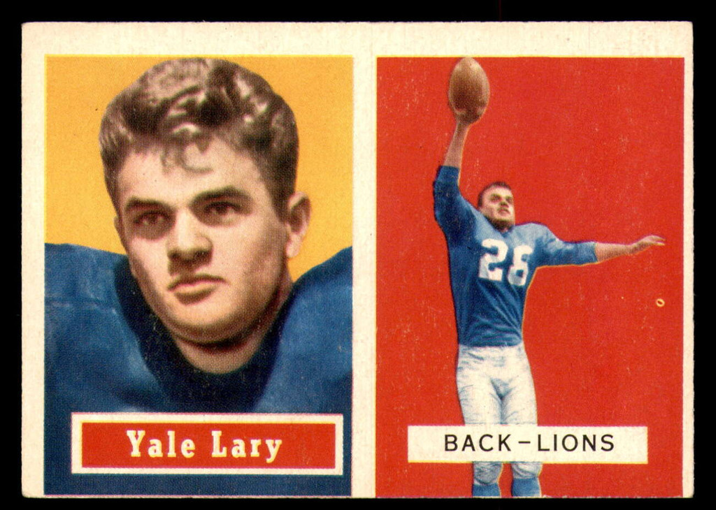 1957 Topps #68 Yale Lary VG-EX 