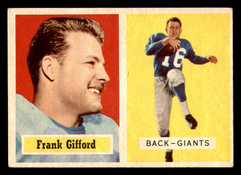 1957 Topps #88 Frank Gifford Excellent 