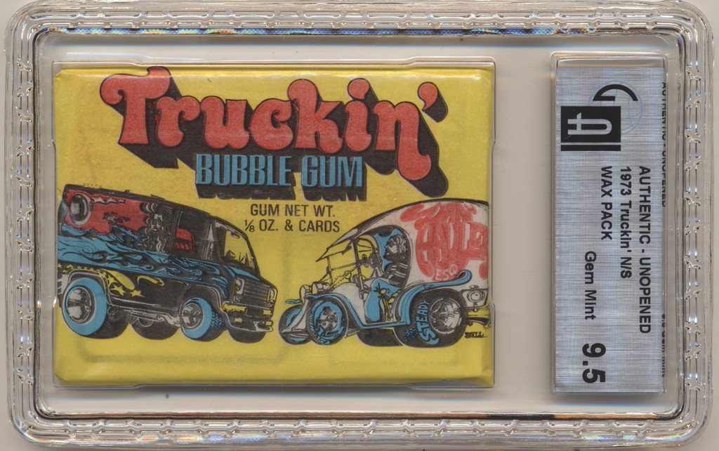 1975 Donruss Truckin" Unopened Wax Pack GAI 9.5 Gem Mint  #*sku35387