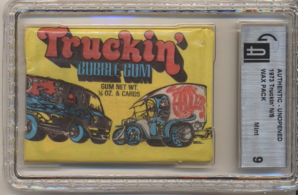 1975 Donruss Truckin" Unopened Wax Pack GAI 9  Mint  #*sku35388
