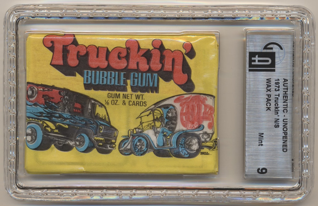 1975 Donruss Truckin" Unopened Wax Pack GAI 9  Mint  #*sku35388w