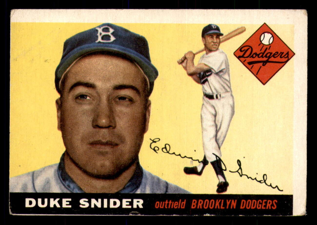 1955 Topps #210 Duke Snider G-VG 