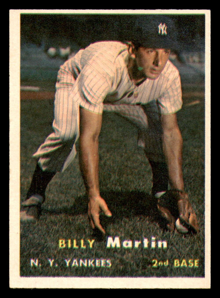 1957 Topps #62 Billy Martin Ex-Mint  ID: 388506