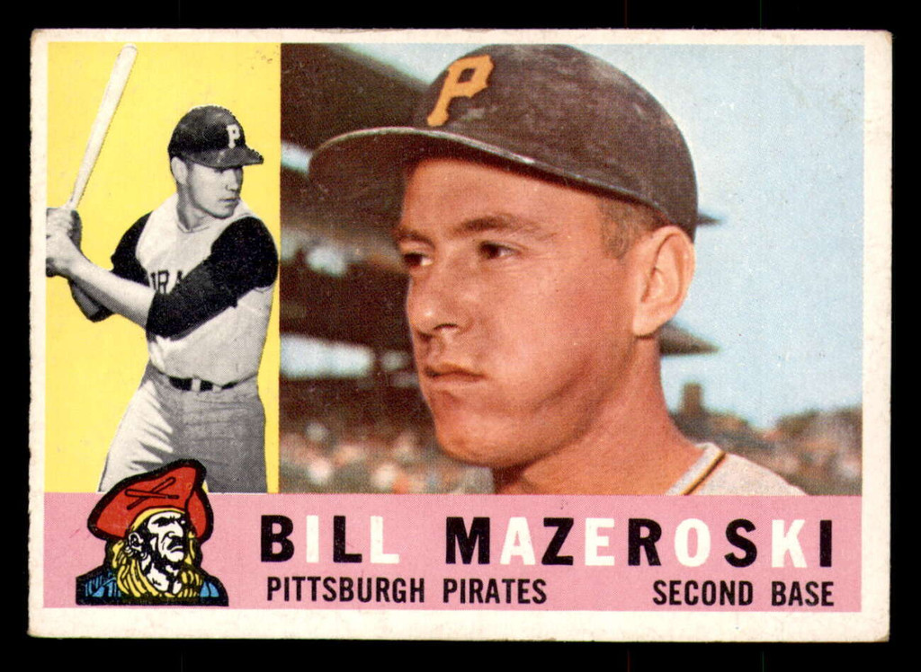 1960 Topps #55 Bill Mazeroski Very Good  ID: 389046