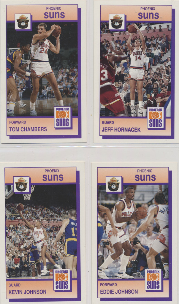 1990/91 Phoenix Suns Smokey 5 Cards Set 5 by 3 Inches  #*sku35395