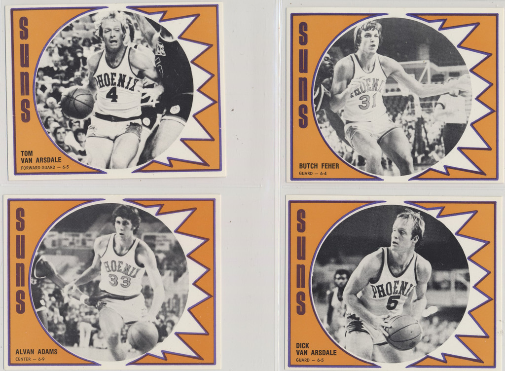 1976/77 Phoenix Suns Set 12 3 1/2 by 4 3/8 Inches  #*sku35397