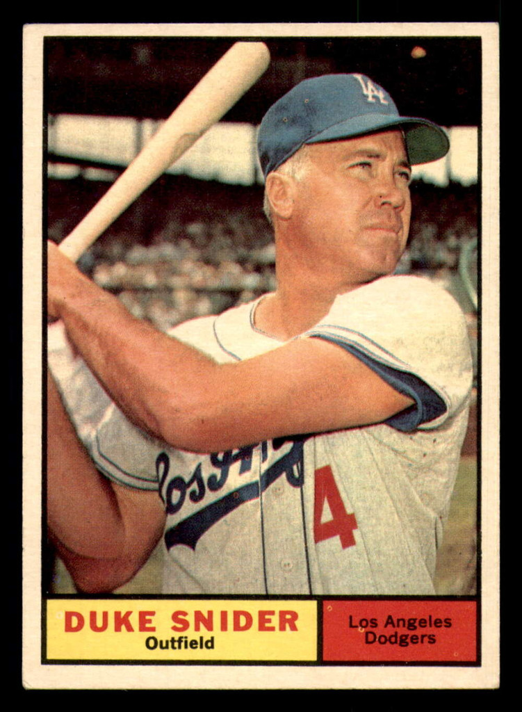 1961 Topps #443 Duke Snider Excellent+  ID: 389633