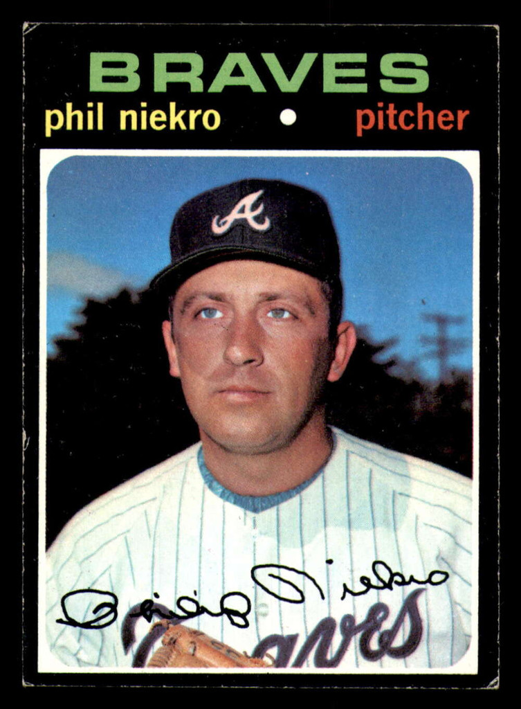 1971 Topps #30 Phil Niekro Excellent+  ID: 389870