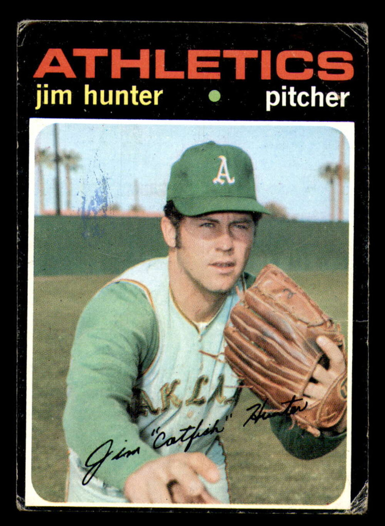 1971 Topps #45 Jim Hunter Good  ID: 389871