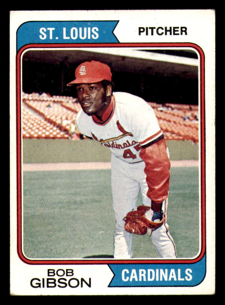 1974 Topps #350 Bob Gibson Very Good  ID: 390094
