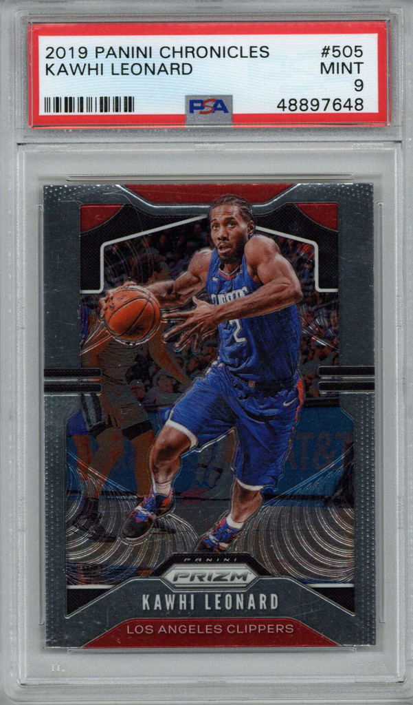 2019 Panini Chronicles #505 Kawhi Leonard PSA 9 Mint ID: 389425