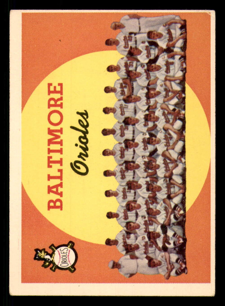 1959 Topps #48 Orioles Checklist 1-88 VG-EX  ID: 390286