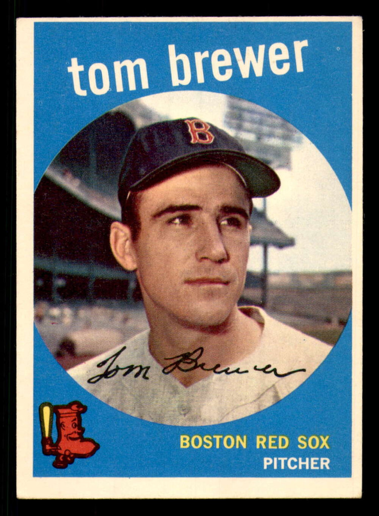 1959 Topps #55 Tom Brewer Excellent  ID: 390297