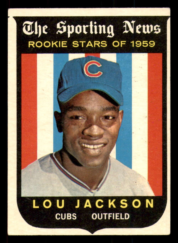 1959 Topps #130 Lou Jackson Excellent RC Rookie  ID: 390397