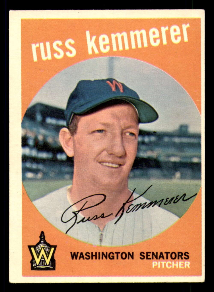 1959 Topps #191 Russ Kemmerer Excellent+  ID: 390482