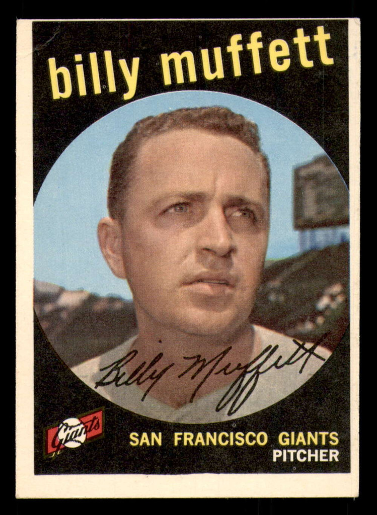 1959 Topps #241 Billy Muffett UER Very Good  ID: 390566