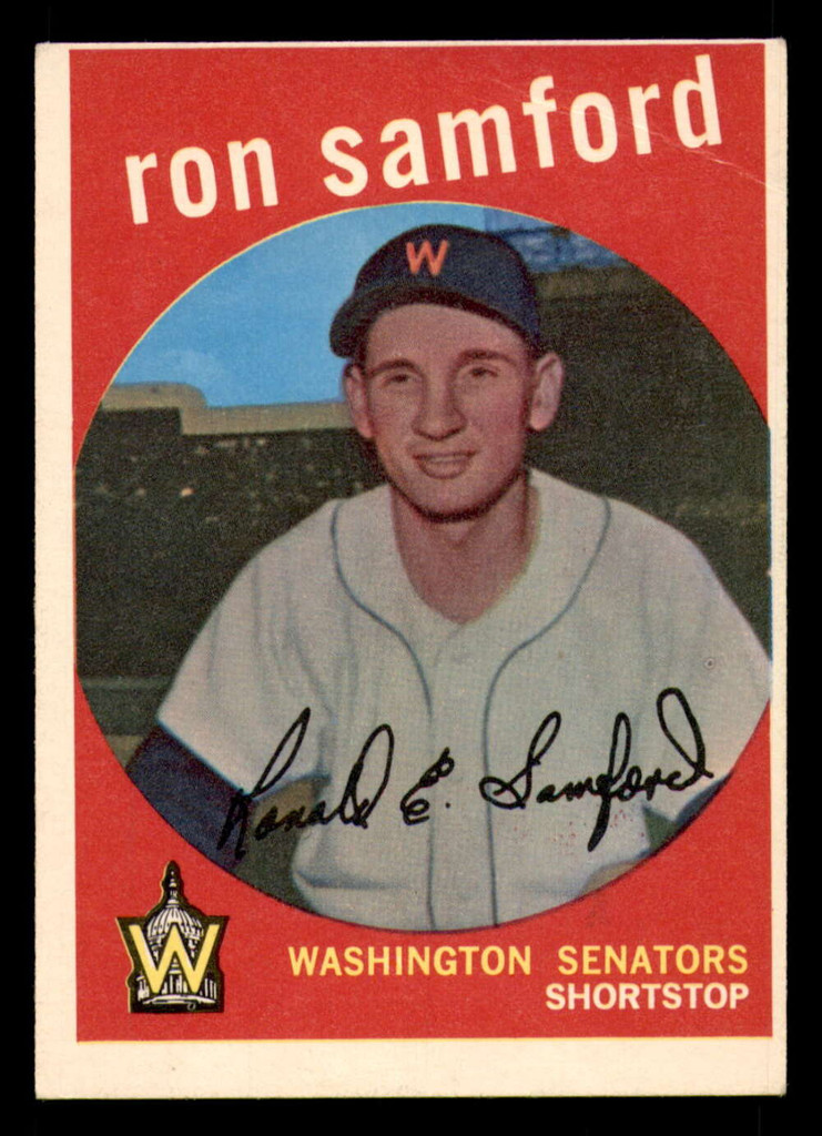 1959 Topps #242 Ron Samford Very Good RC Rookie  ID: 390571