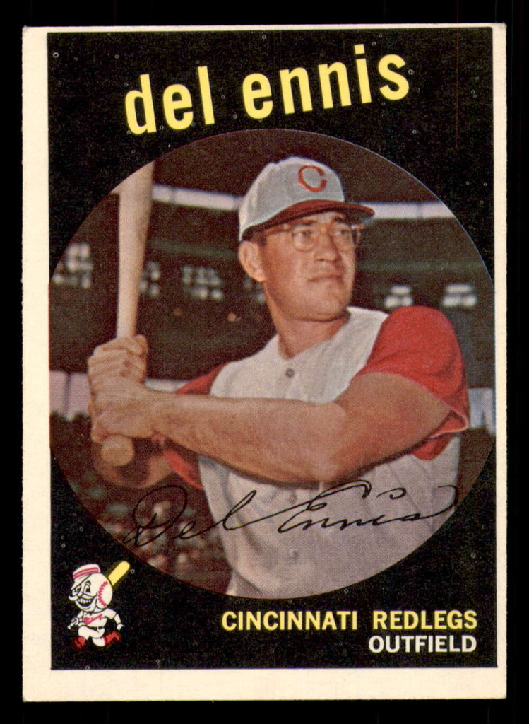 1959 Topps #255 Del Ennis Excellent  ID: 390592